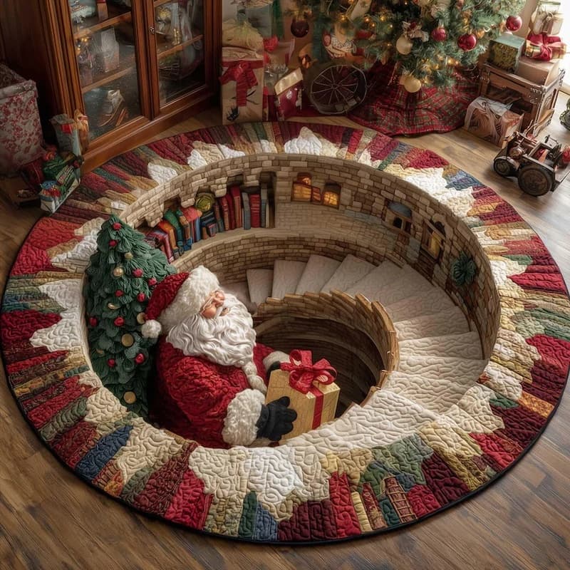 Christmas Round Rug, photo 1 of 5